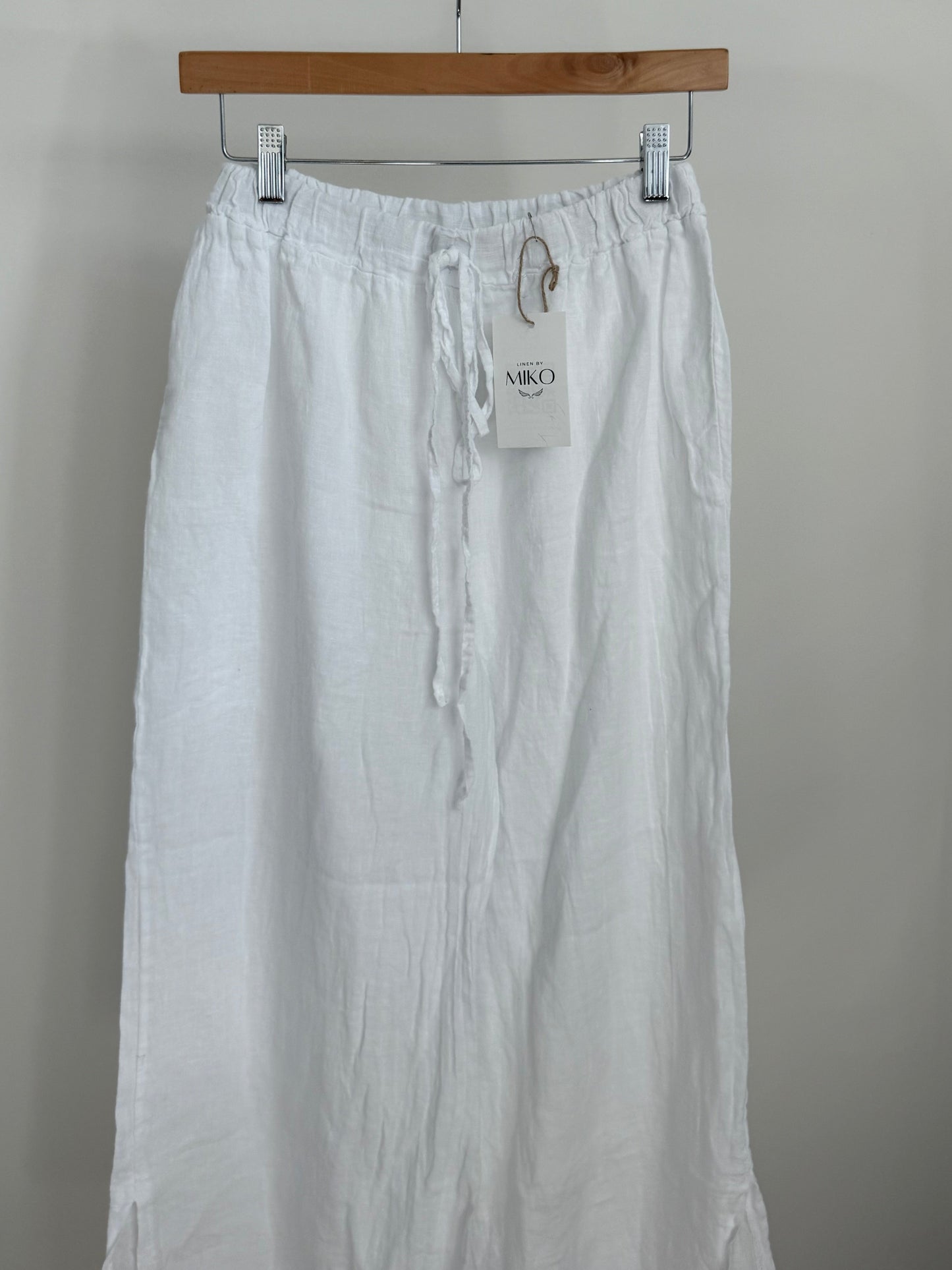 Open Side Linen Pants