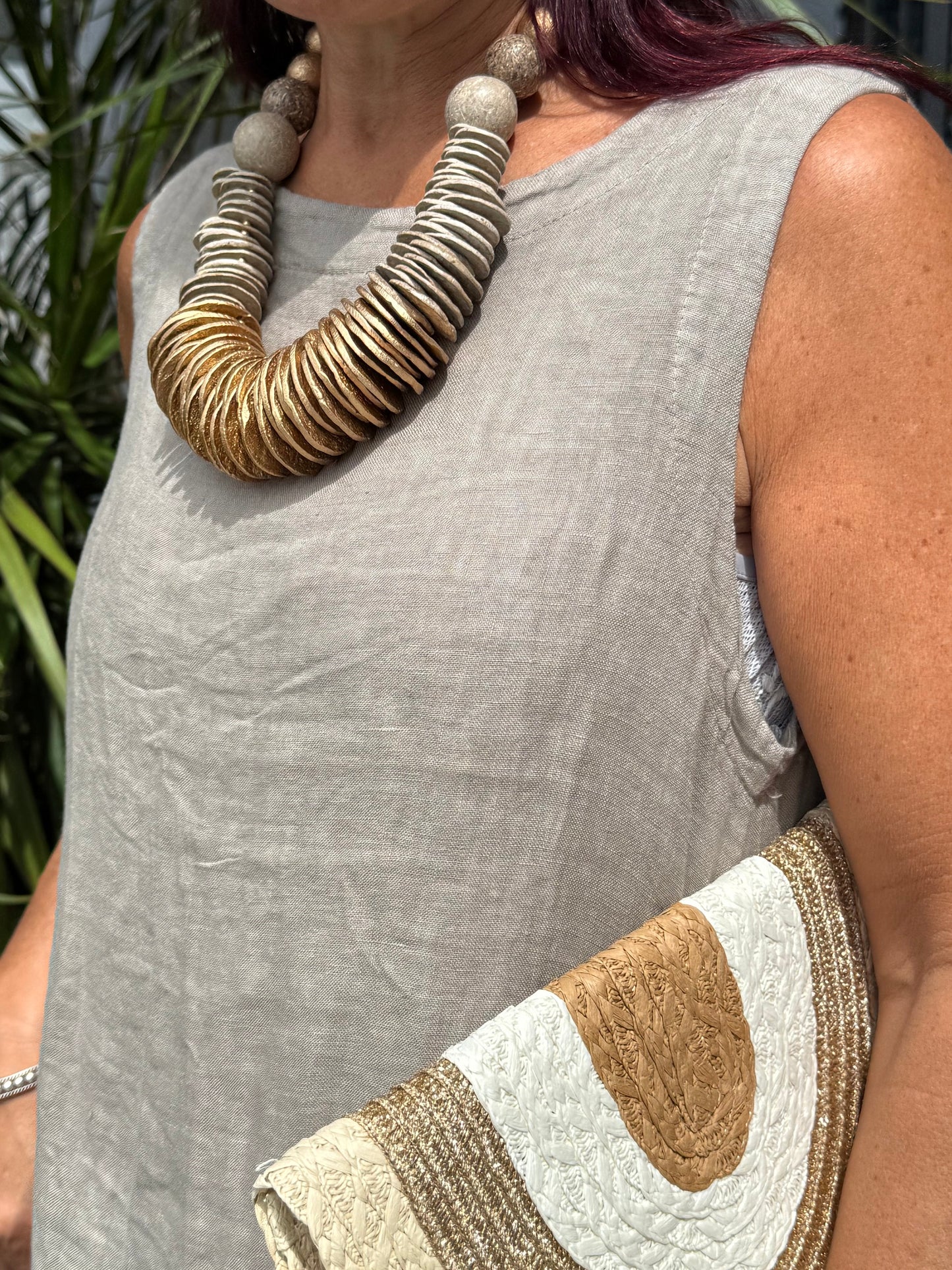 Golden Earth Necklace