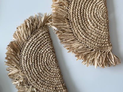 Luna Fringe Clutch – Half Moon