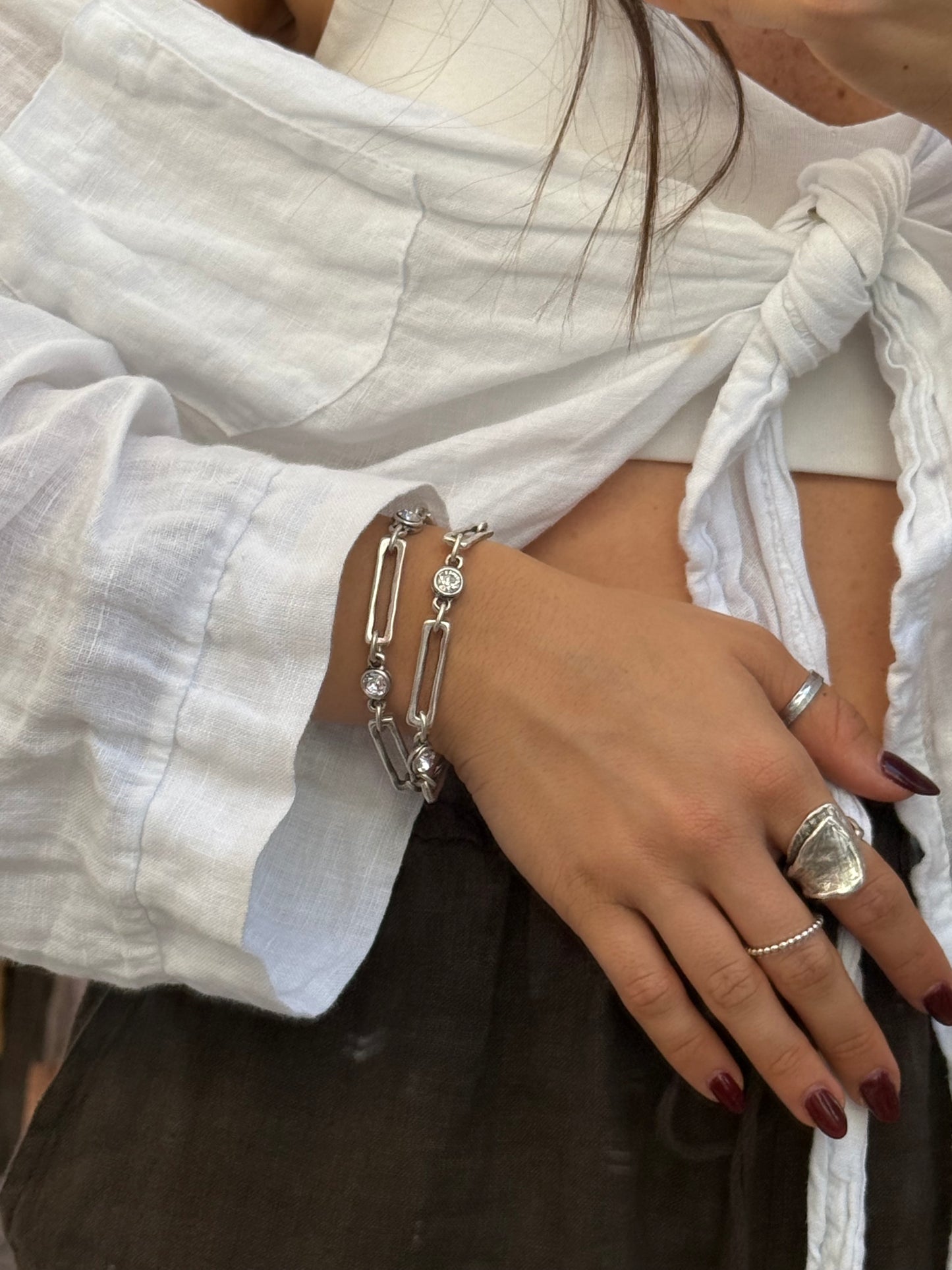 Istanbul Crystal Link Bracelet