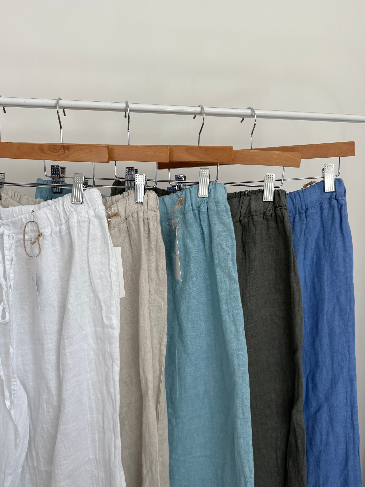 Open Side Linen Pants