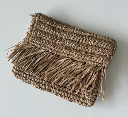 Palma Fringe Clutch