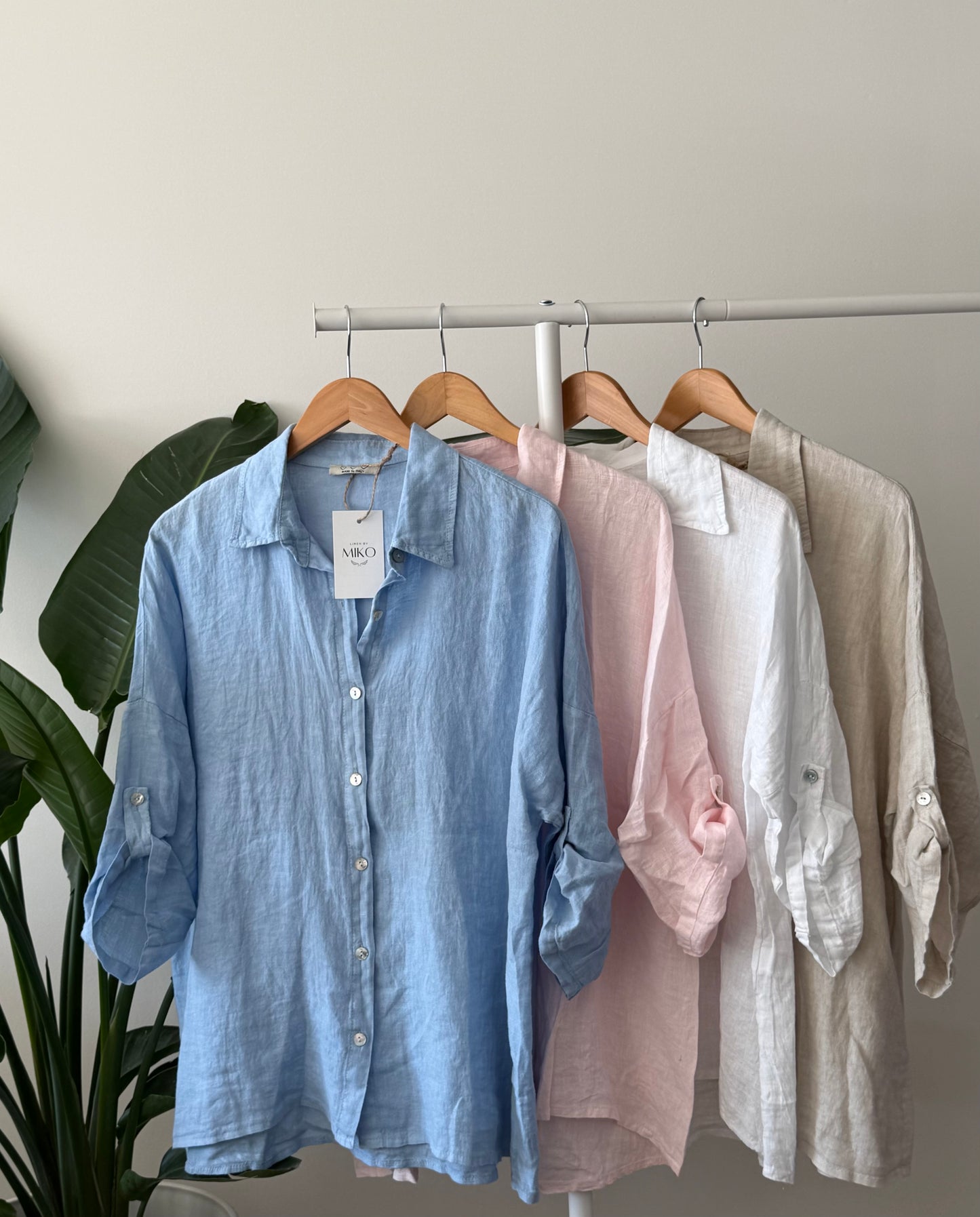 Classic Linen Button-up Shirt