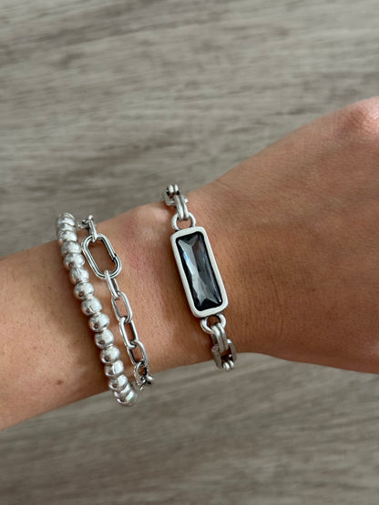 Toledo Crystal Bar Bracelet