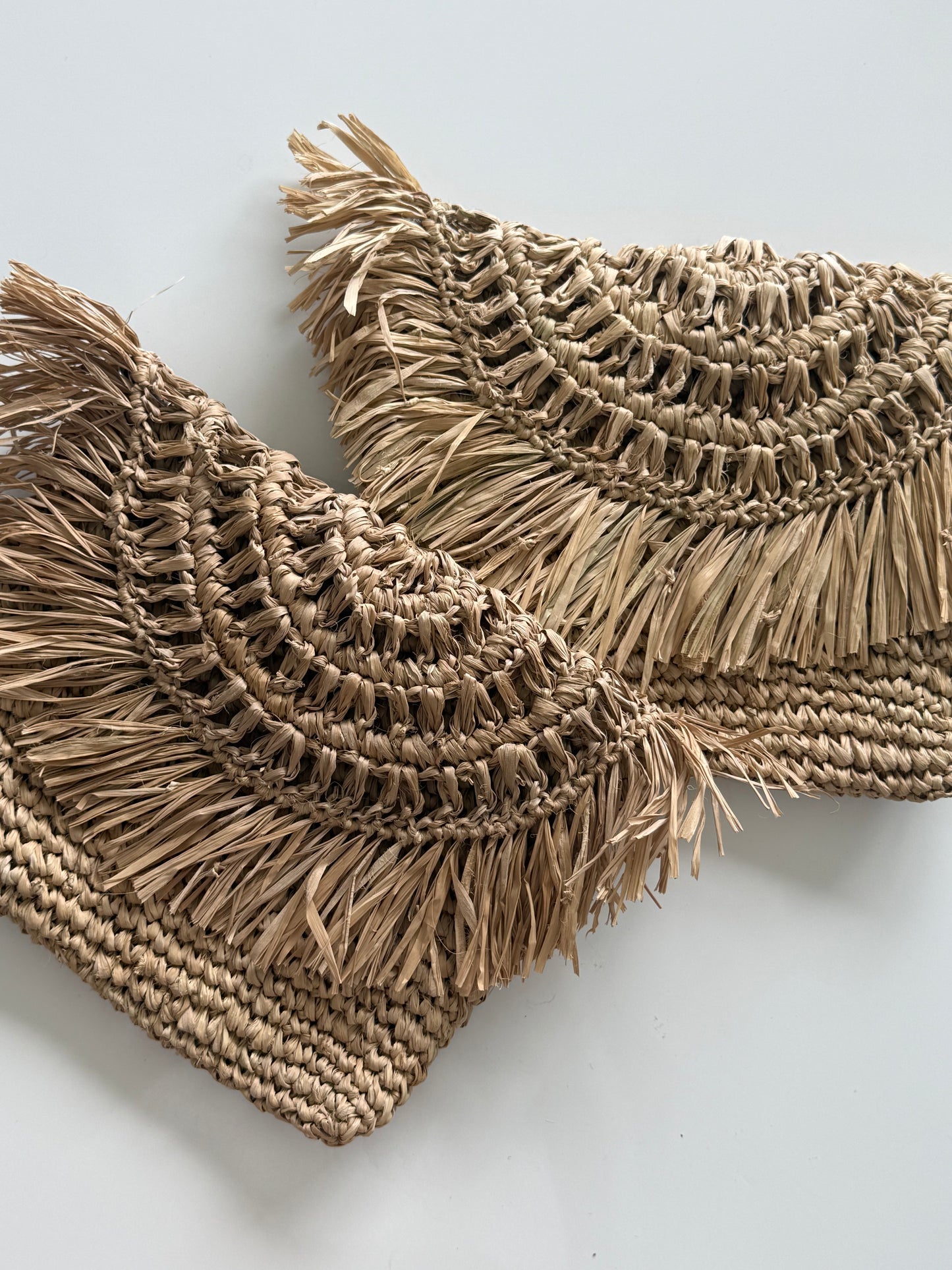 Luna Fringe Clutch – Half Moon Flap