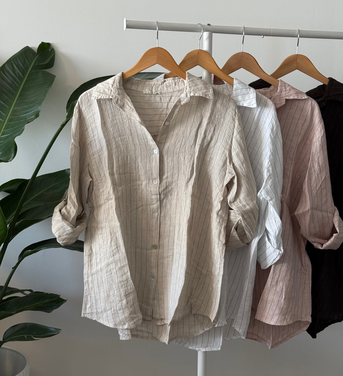 Classic Striped Button-Up Shirt