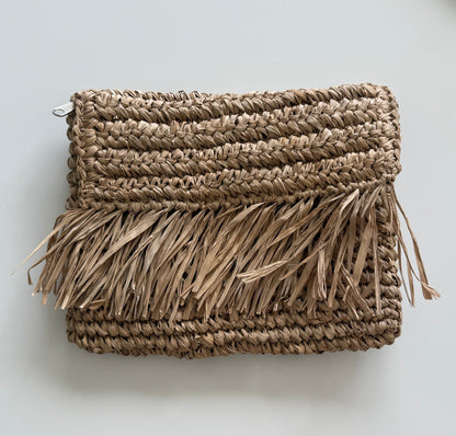 Palma Fringe Clutch