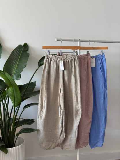 Capri Linen Pants