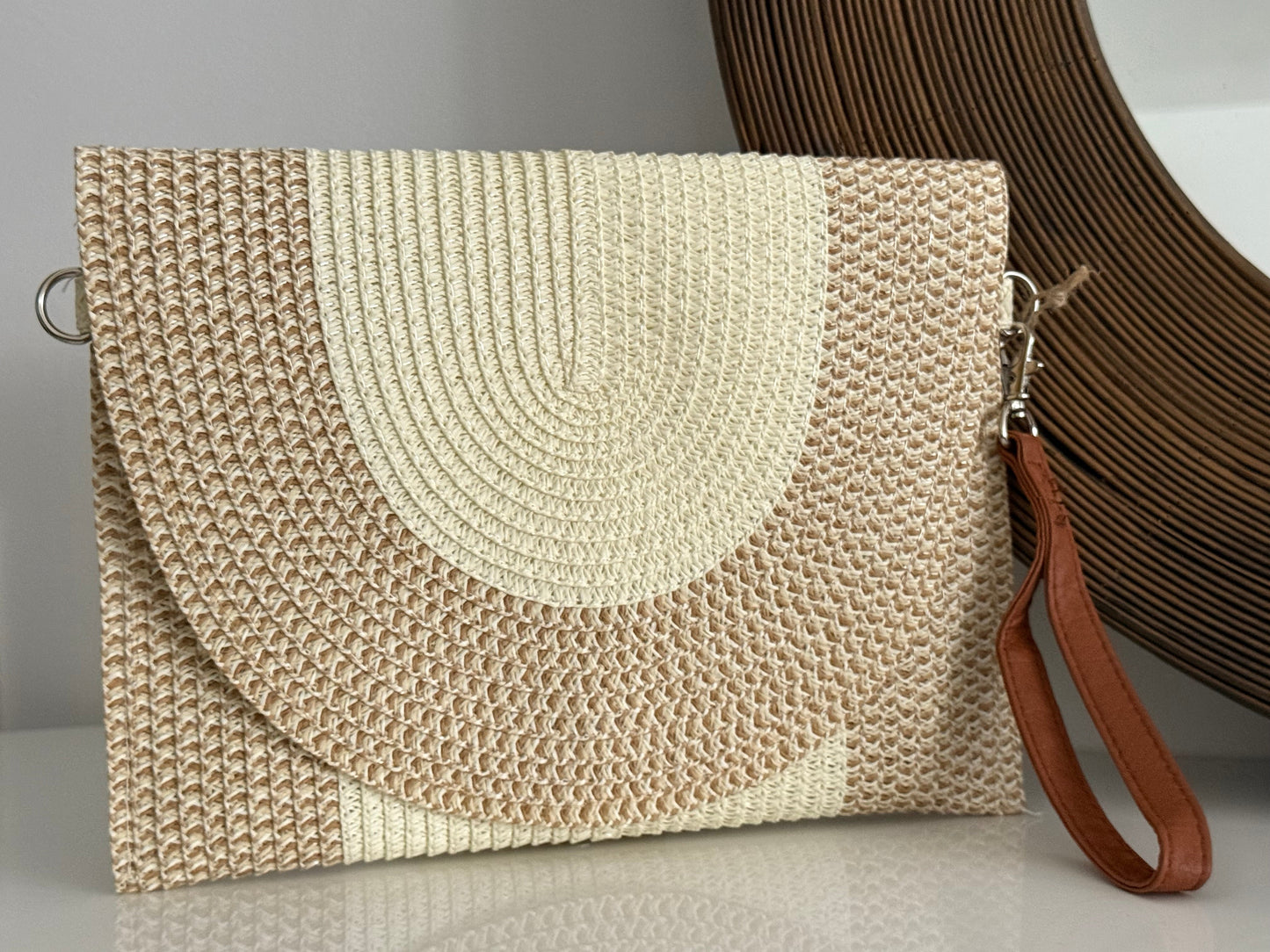 Two-Tone Spiral Clutch