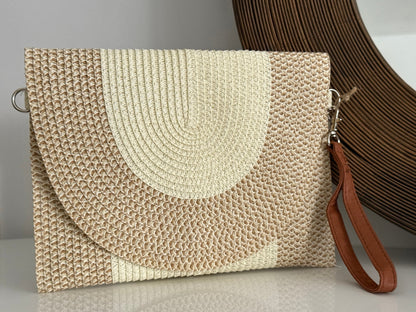 Two-Tone Spiral Clutch