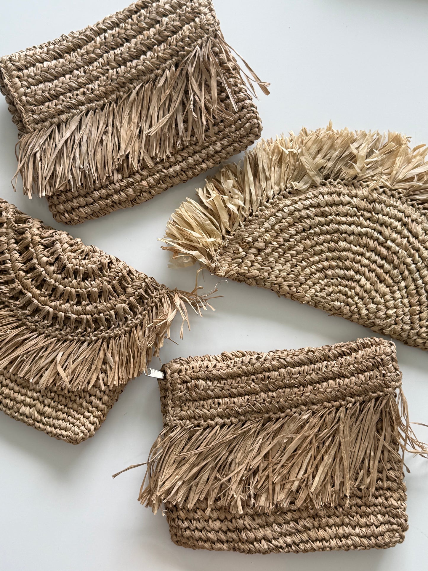 Luna Fringe Clutch – Half Moon