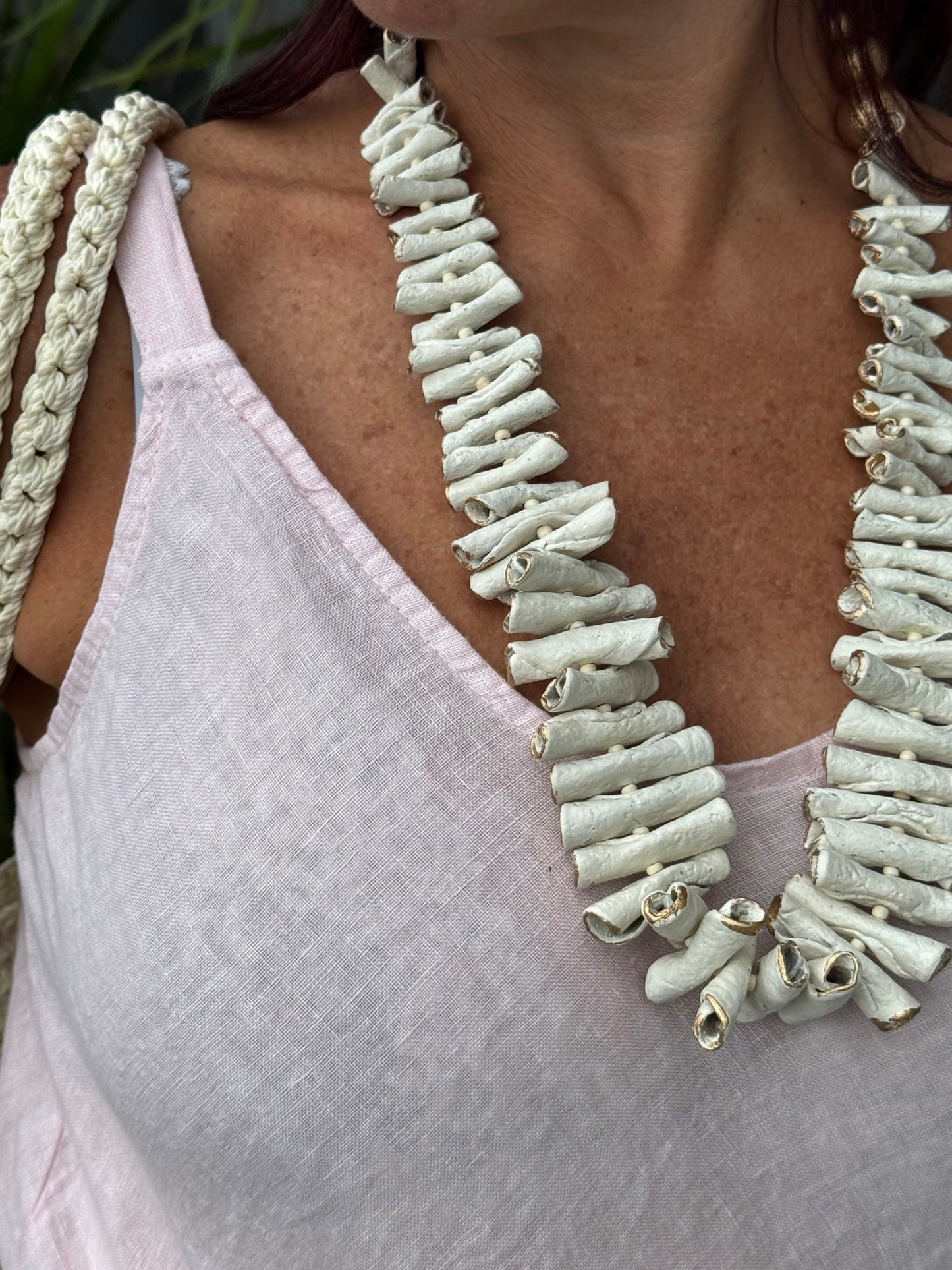 White Coral Necklace