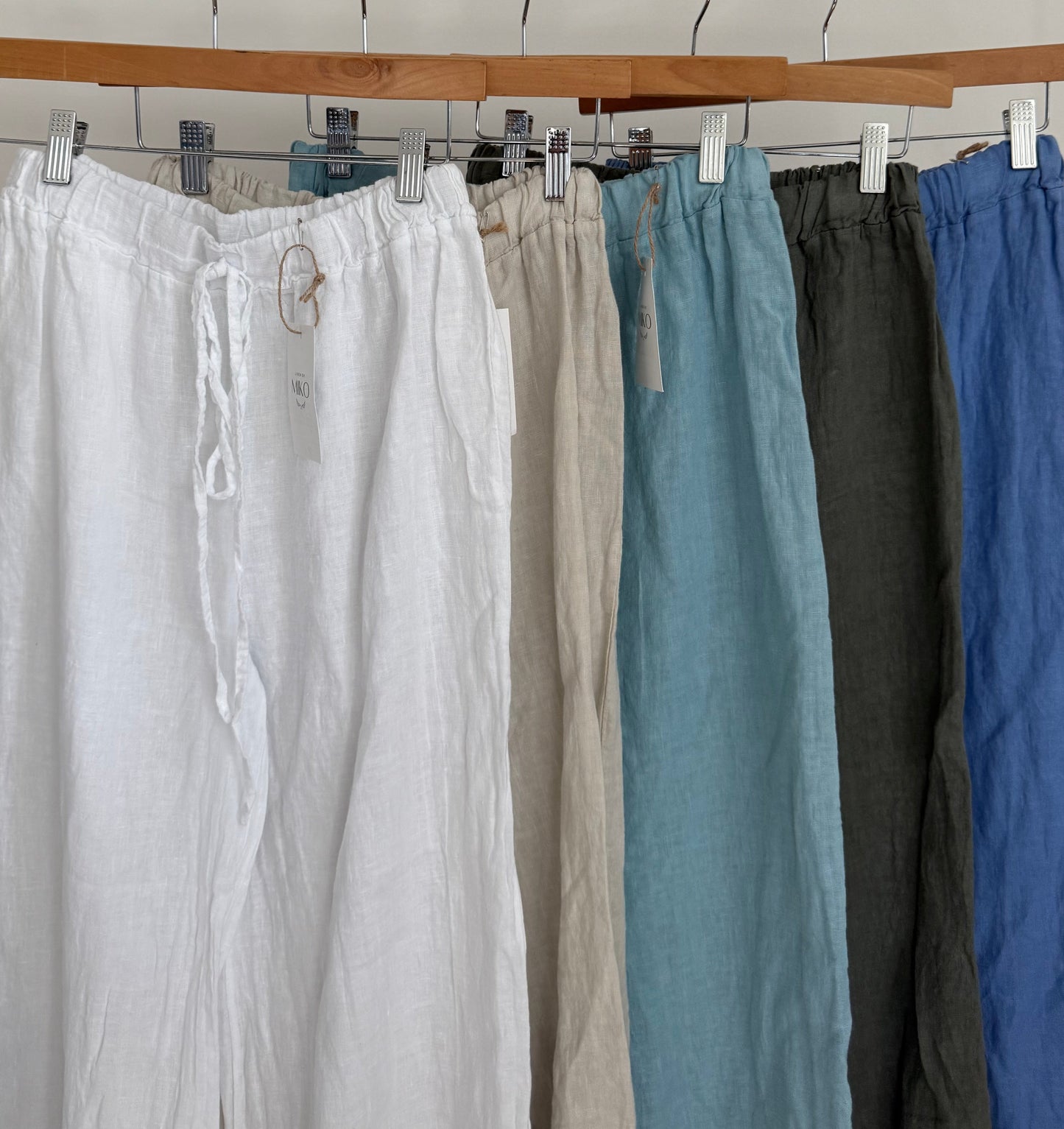 Open Side Linen Pants