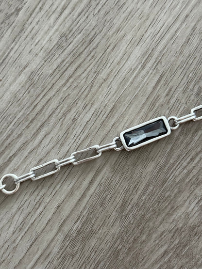Toledo Crystal Bar Bracelet