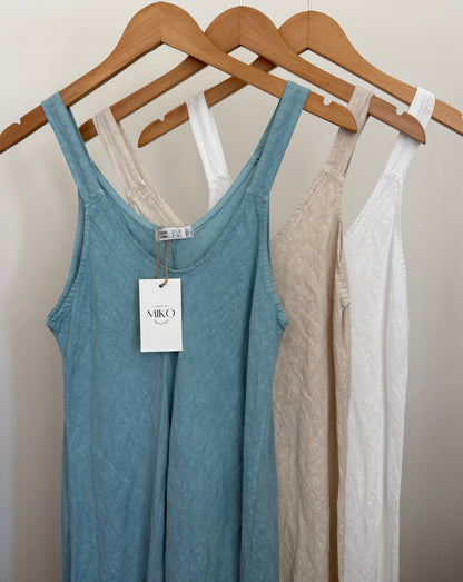 Linen Sleeveless Dress