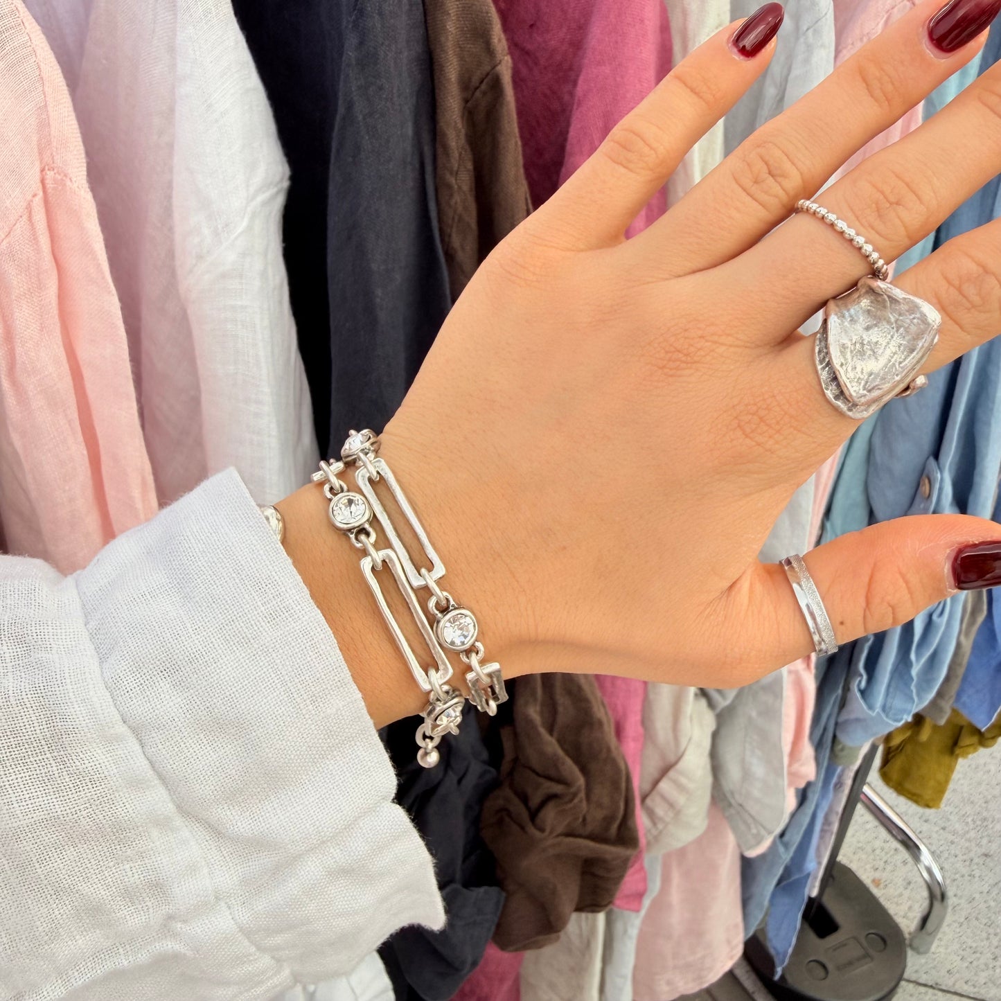 Istanbul Crystal Link Bracelet