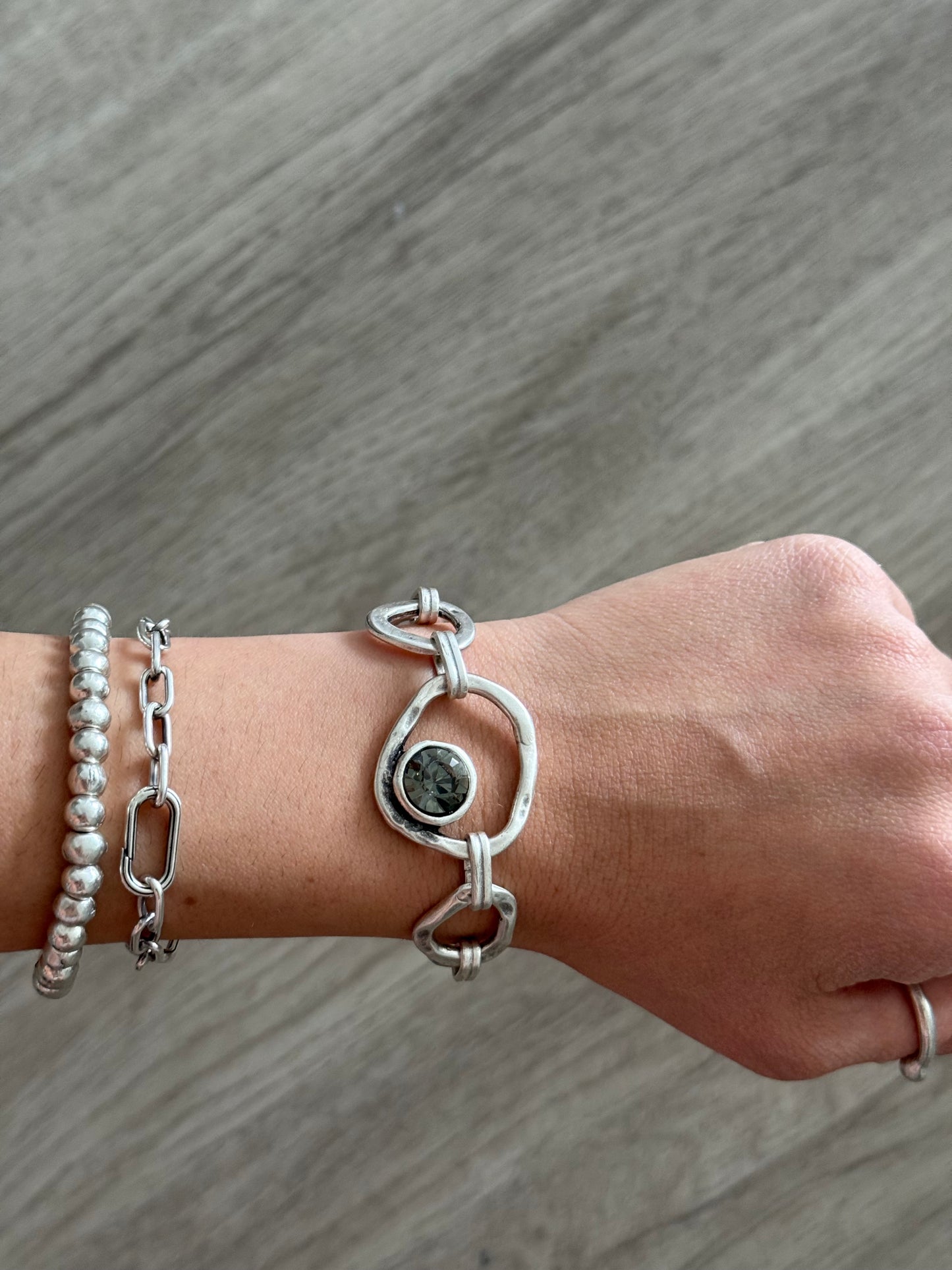 Trieste Gem Link Bracelet