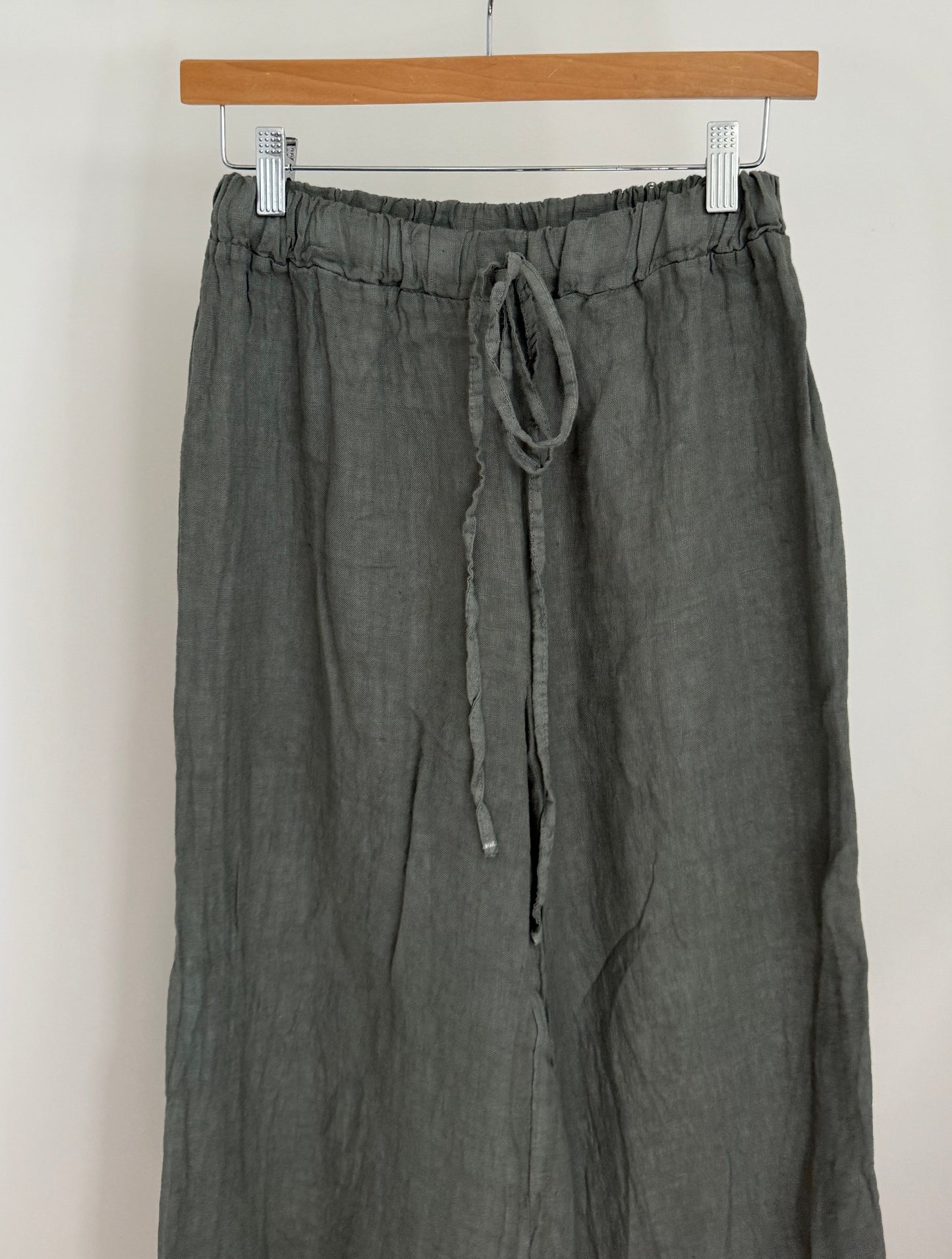 Open Side Linen Pants