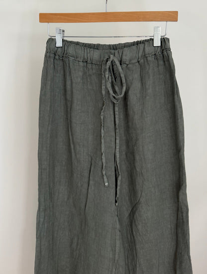 Open Side Linen Pants
