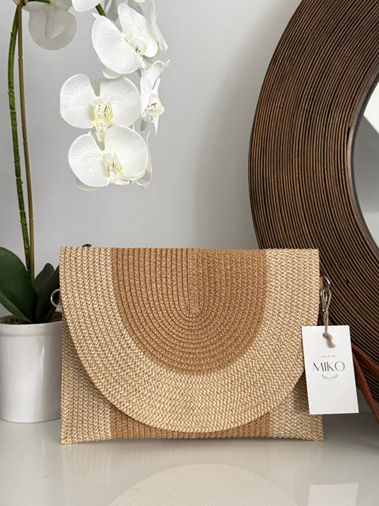 Two-Tone Spiral Clutch