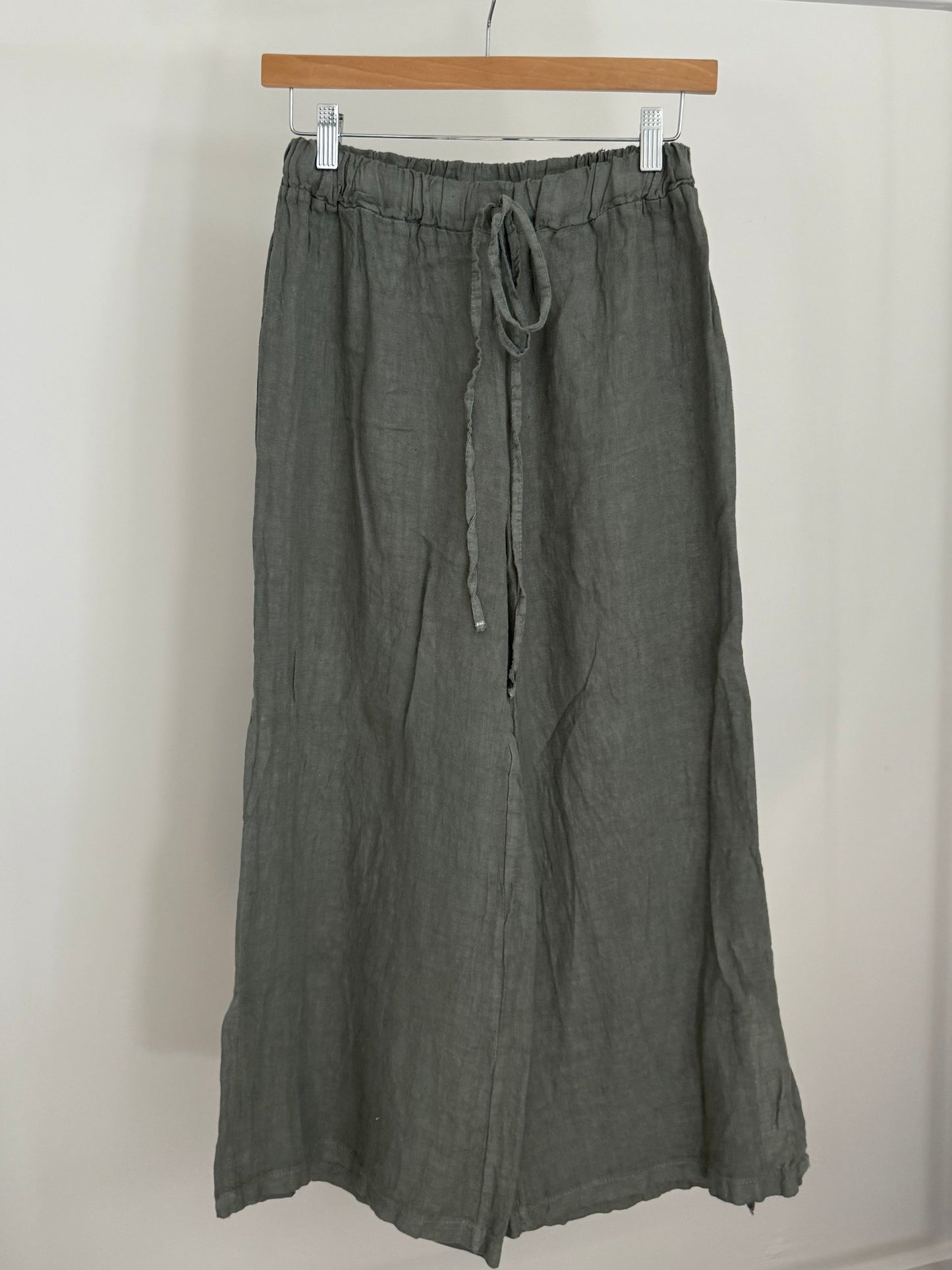 Open Side Linen Pants