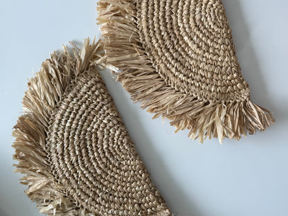 Luna Fringe Clutch – Half Moon