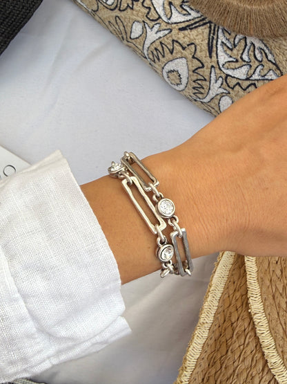 Istanbul Crystal Link Bracelet