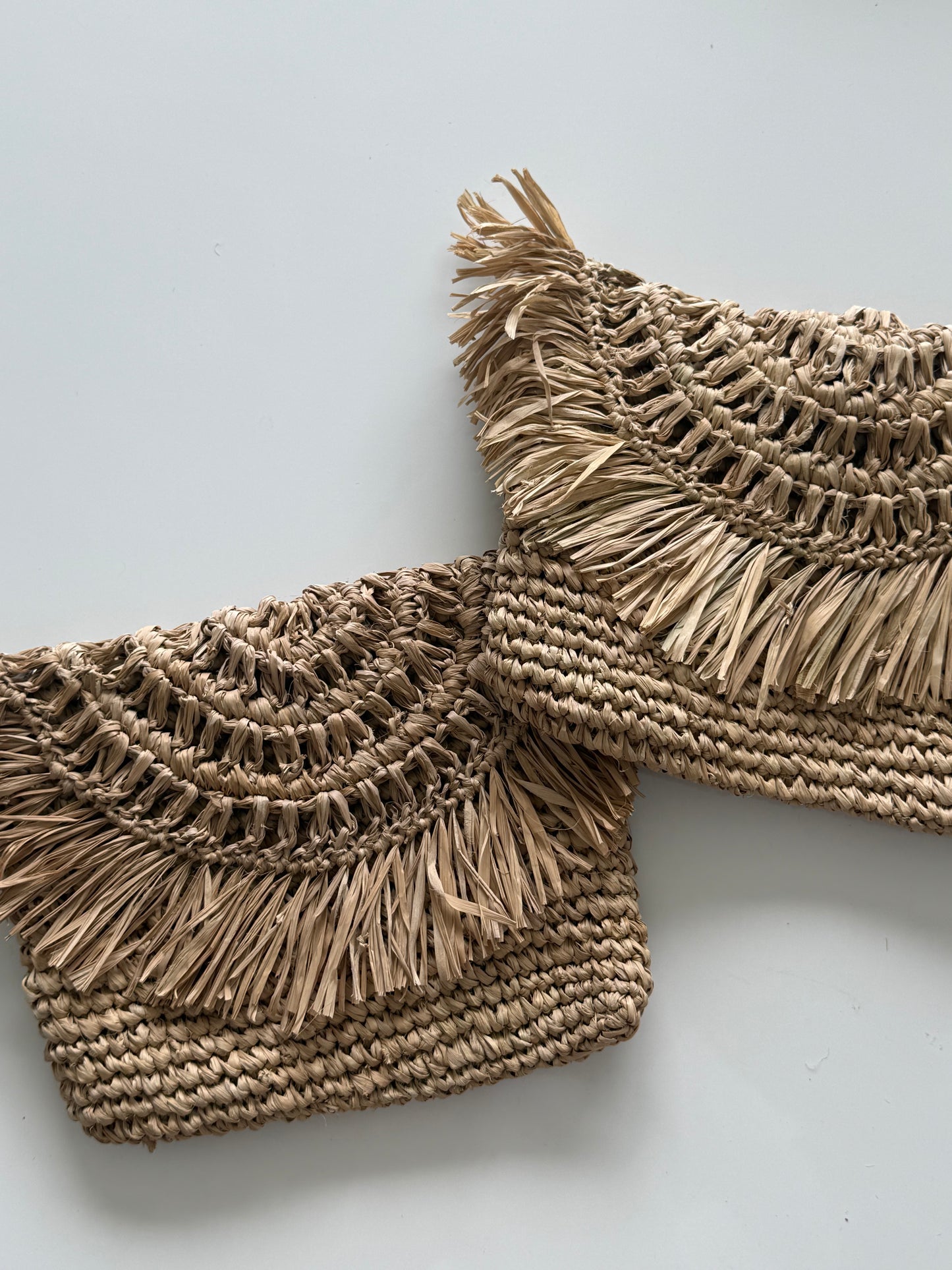 Luna Fringe Clutch – Half Moon Flap