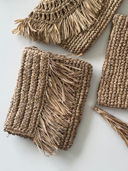Palma Fringe Clutch