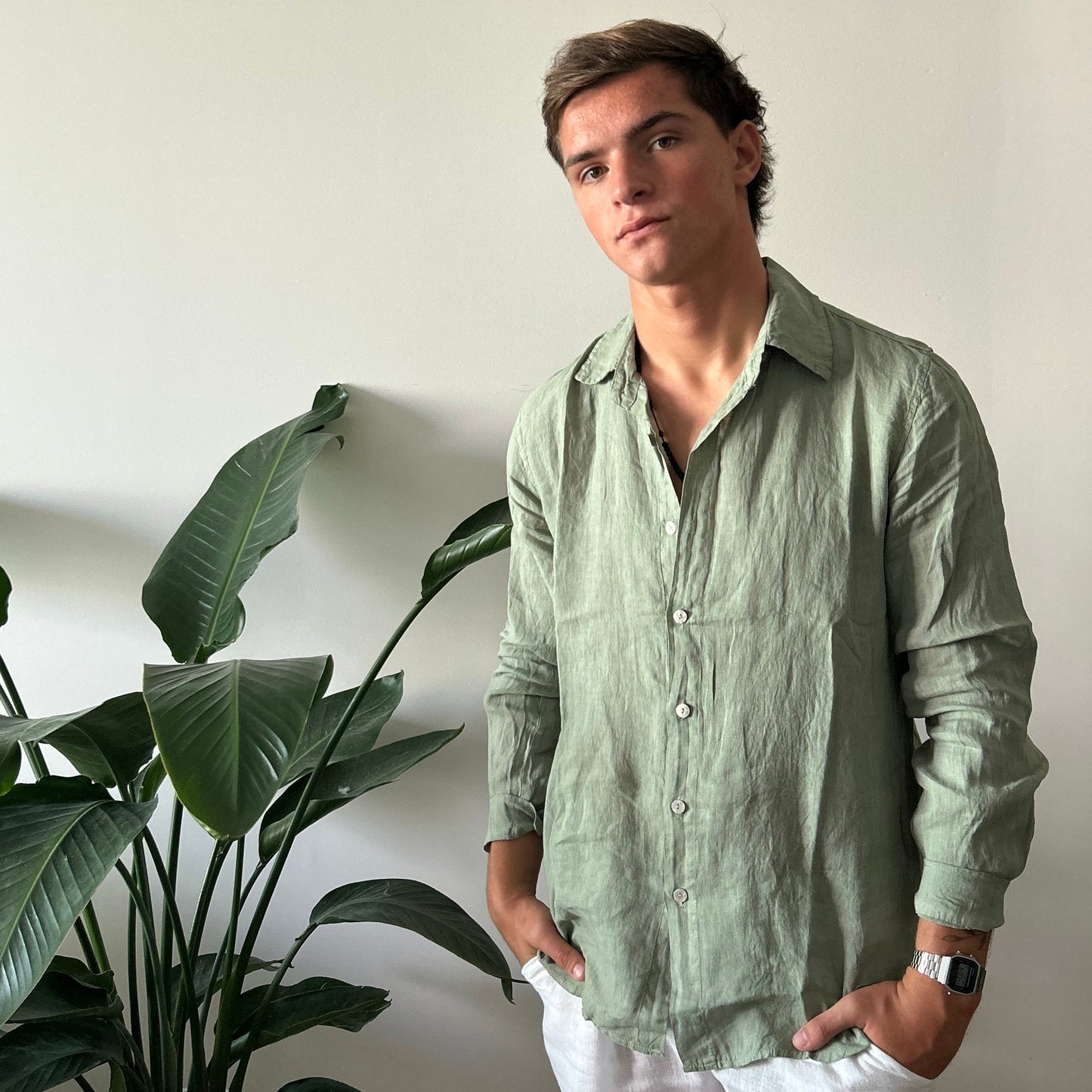 Men Classic Long Sleeve Shirt