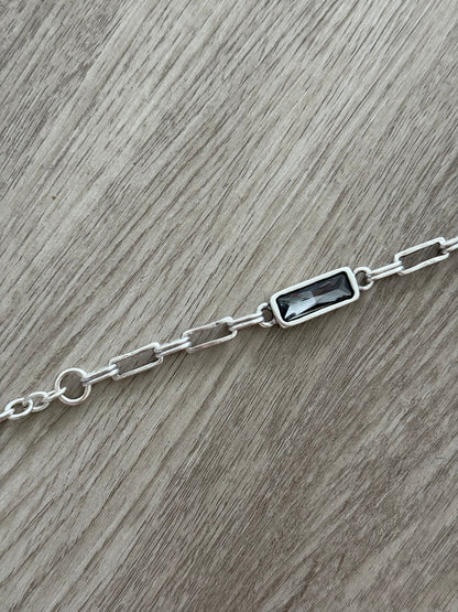 Toledo Crystal Bar Bracelet