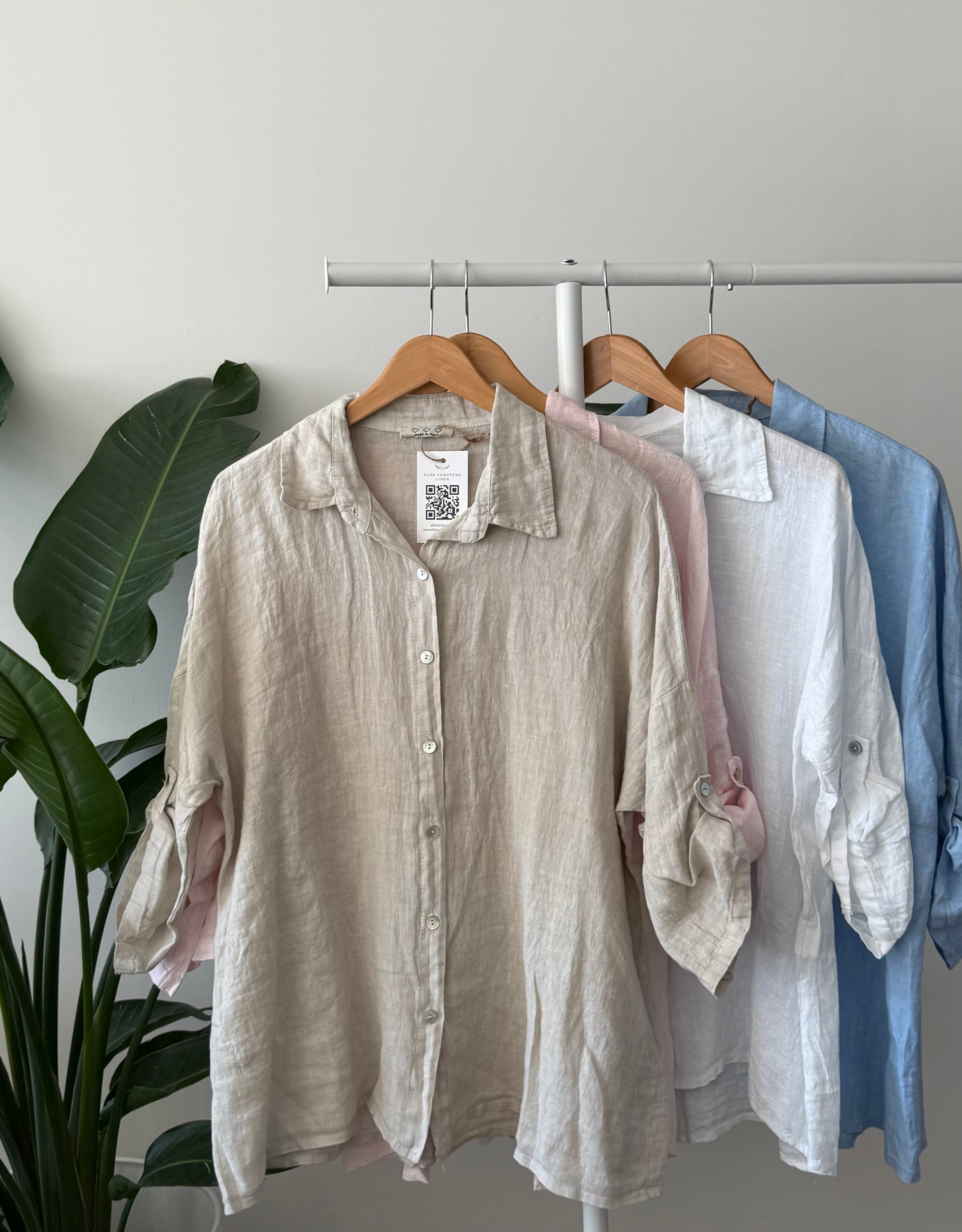 Classic Linen Button-up Shirt