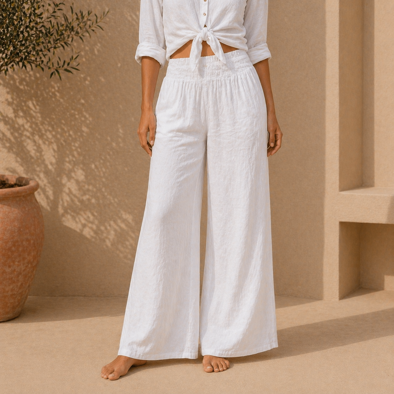 Flowy Linen Pants