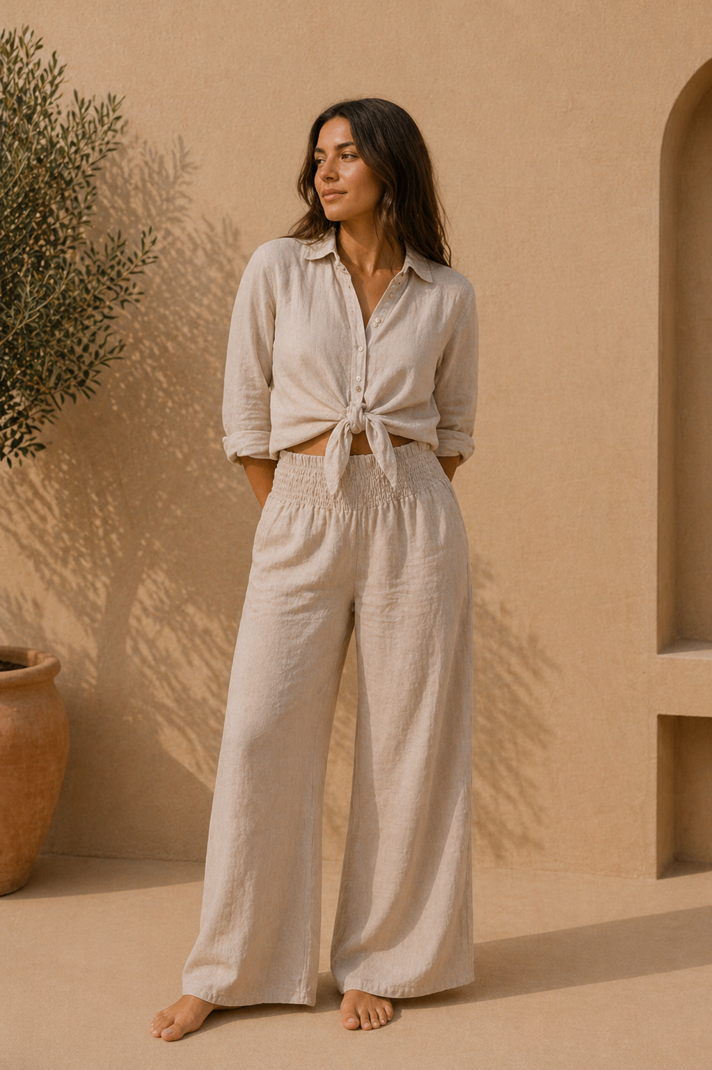 Flowy Linen Pants