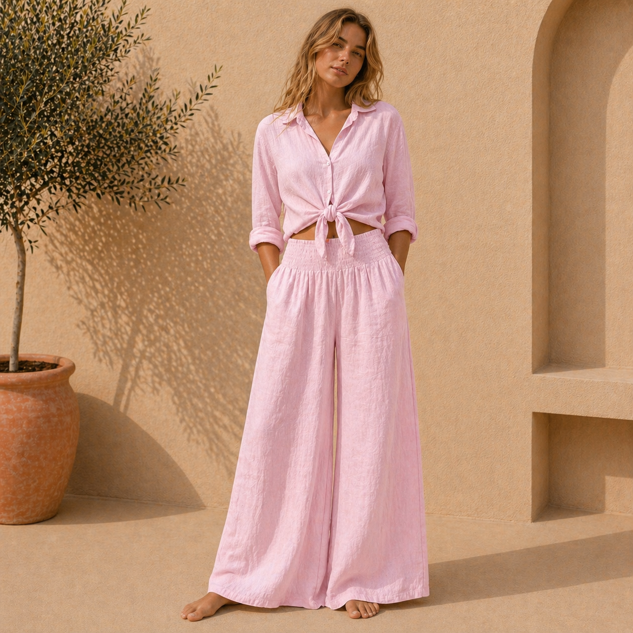 Flowy Linen Pants
