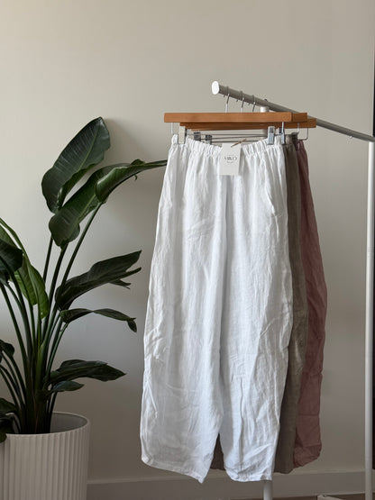 Capri Linen Pants