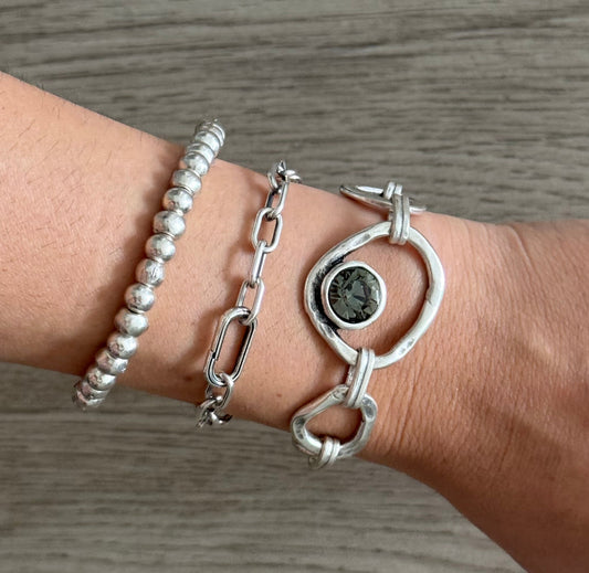 Trieste Gem Link Bracelet