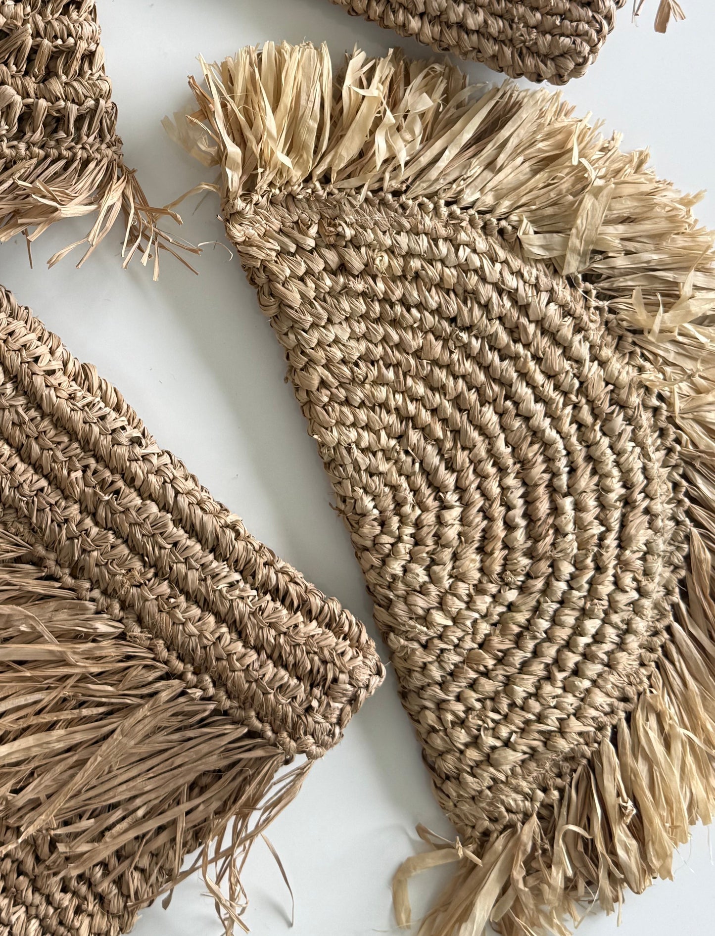 Luna Fringe Clutch – Half Moon