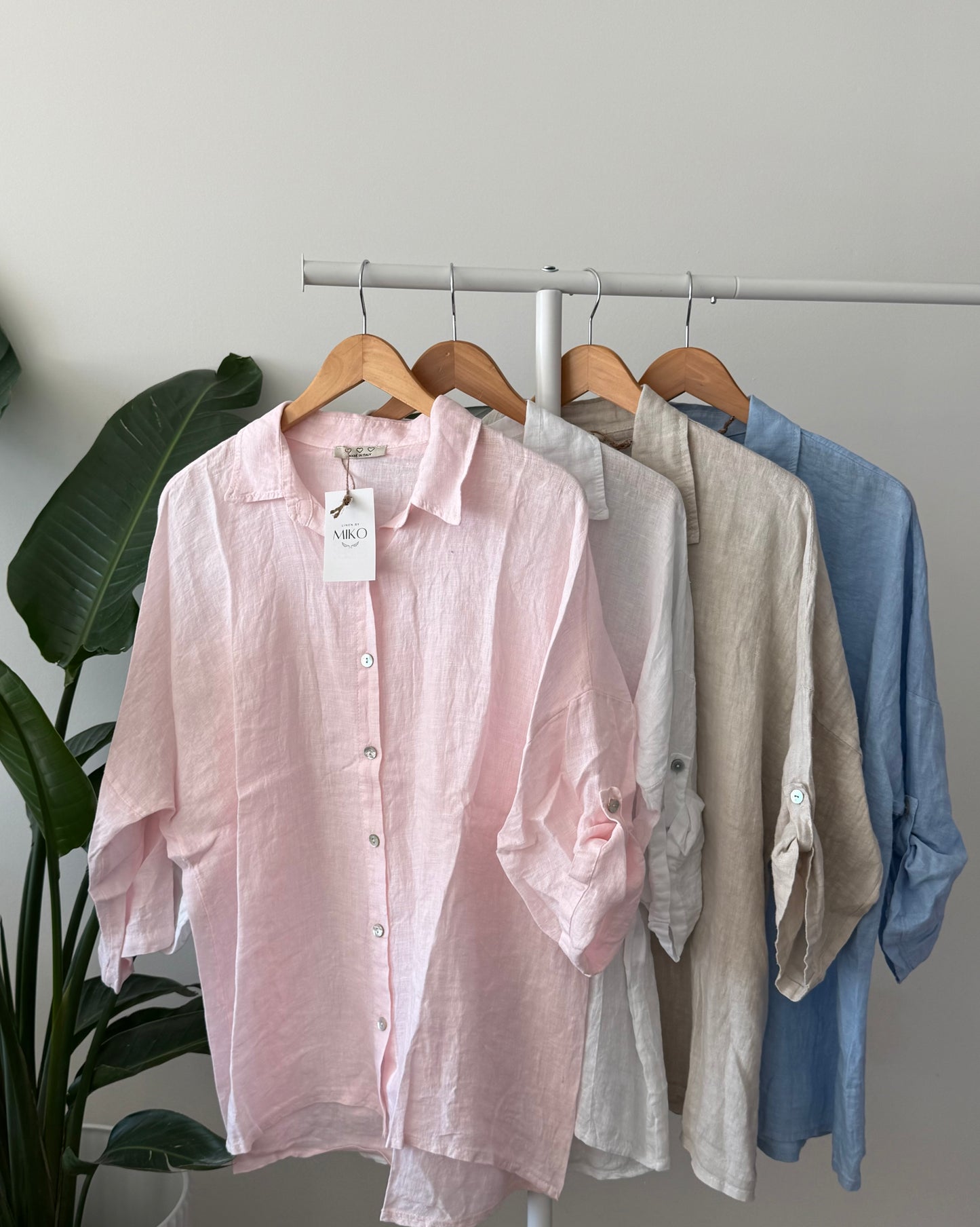 Classic Linen Button-up Shirt