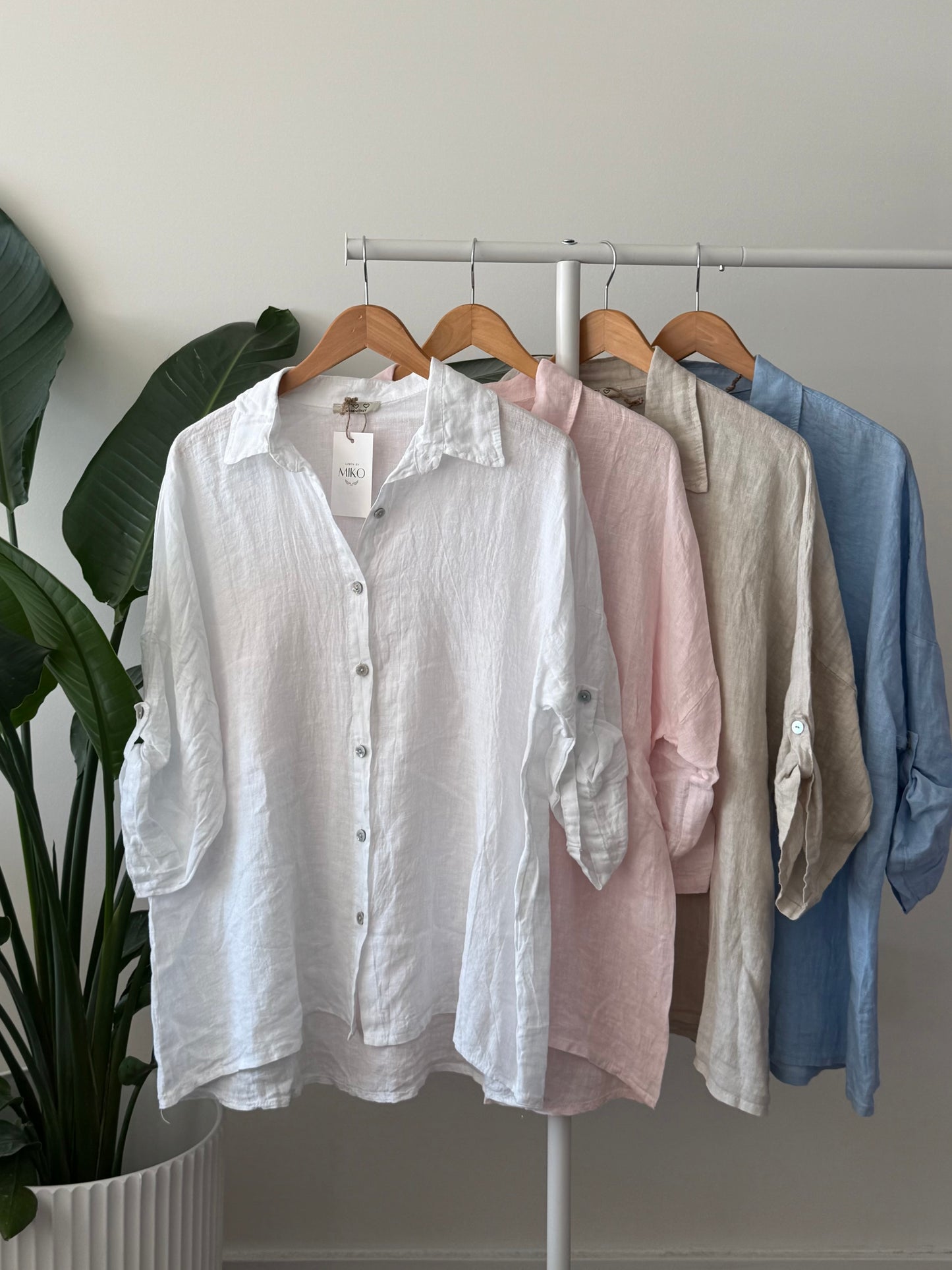 Classic Linen Button-up Shirt