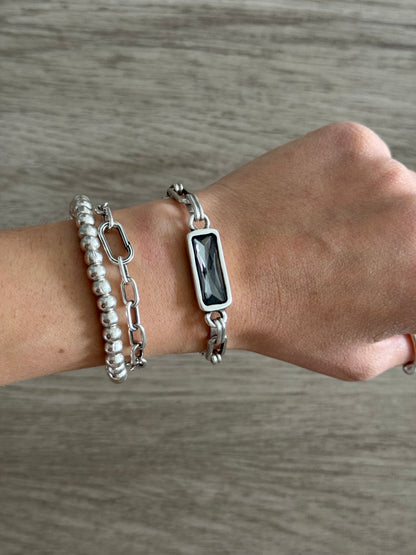 Toledo Crystal Bar Bracelet