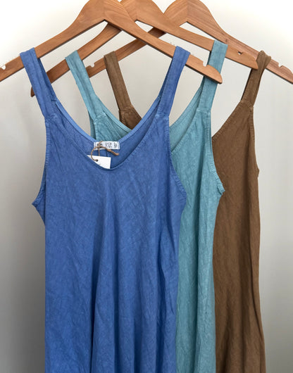 Linen Sleeveless Dress