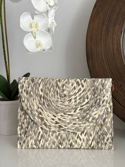 Spiral Palm Clutch