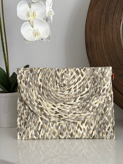 Spiral Palm Clutch