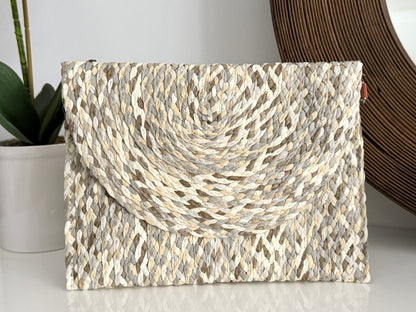 Spiral Palm Clutch