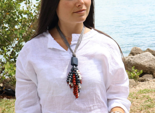 Flame Drop Necklace