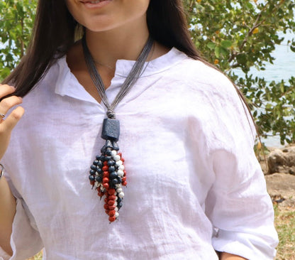 Flame Drop Necklace