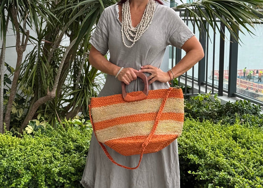Handwoven Straw Bag
