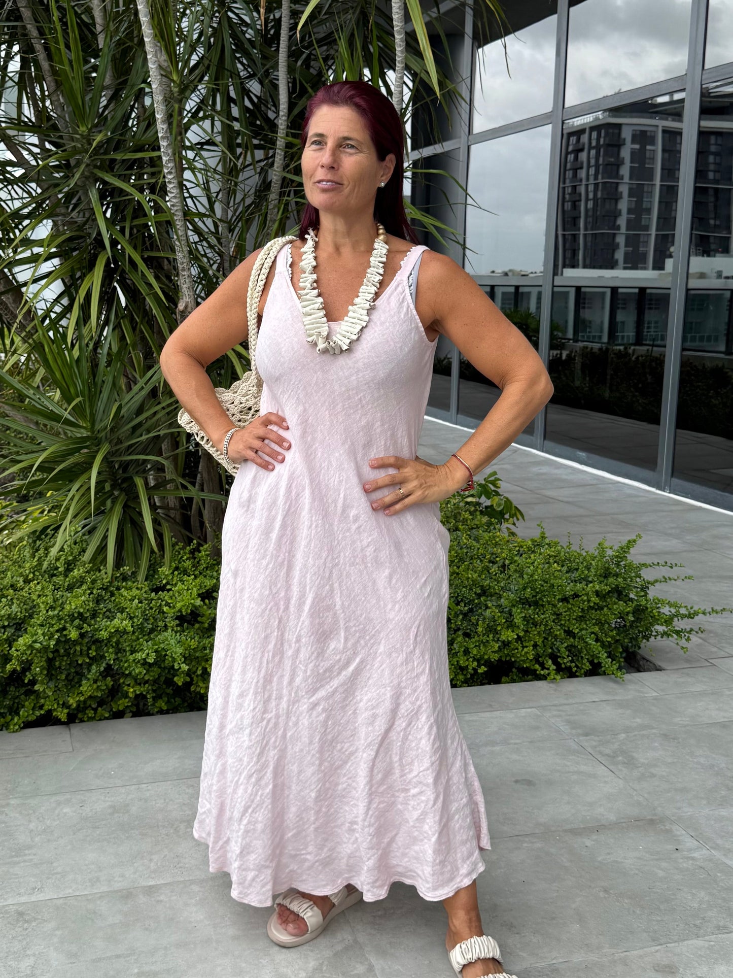 Linen Sleeveless Dress