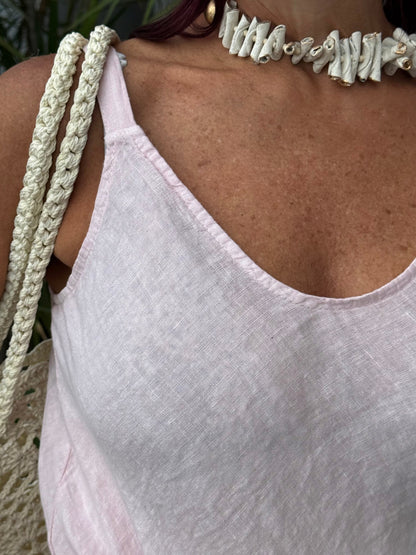 Linen Sleeveless Dress